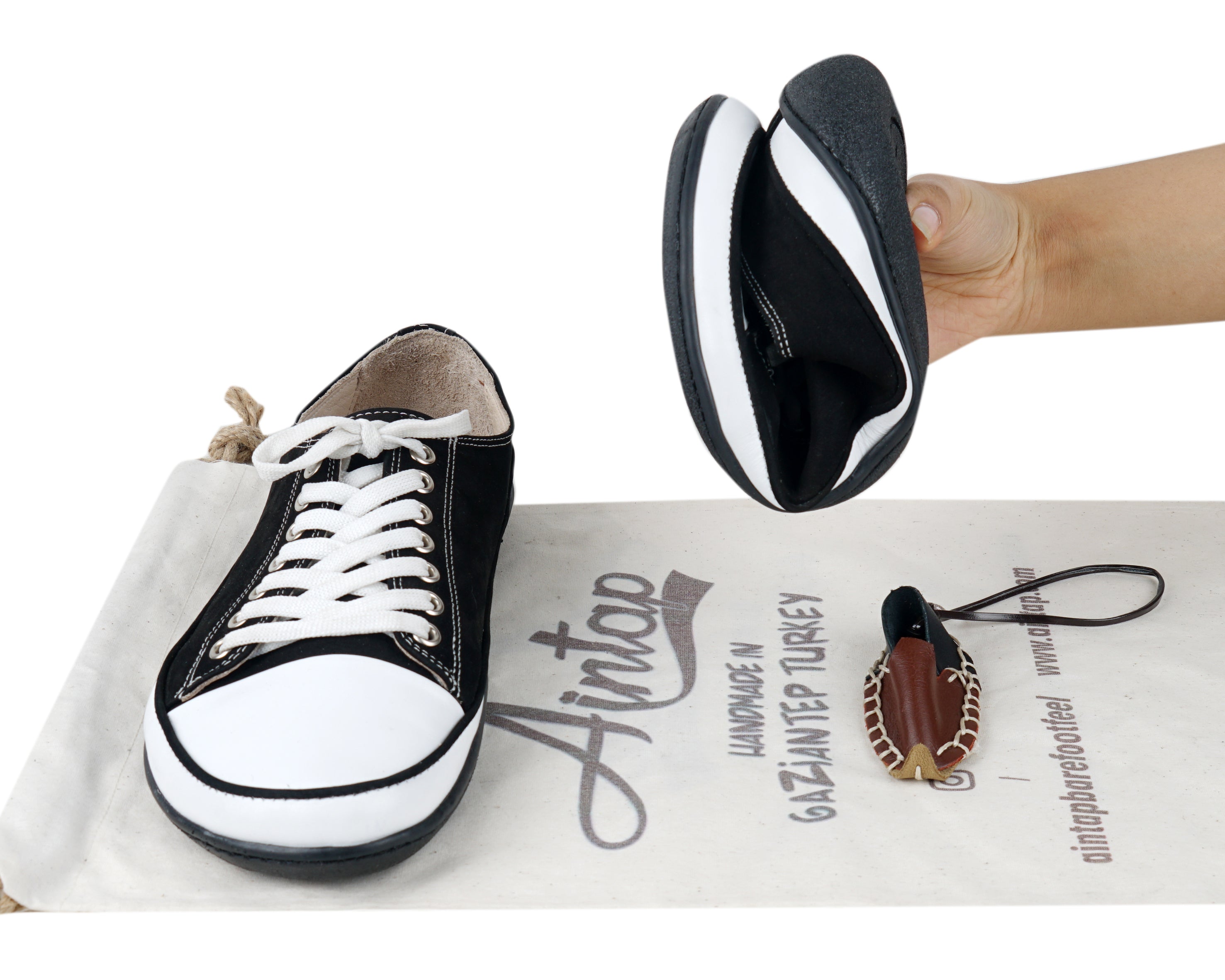 Black Converse Style Wide Barefoot Shoes Nubuck Leather Handmade Rubber Outsole Converse Rubber Outsole