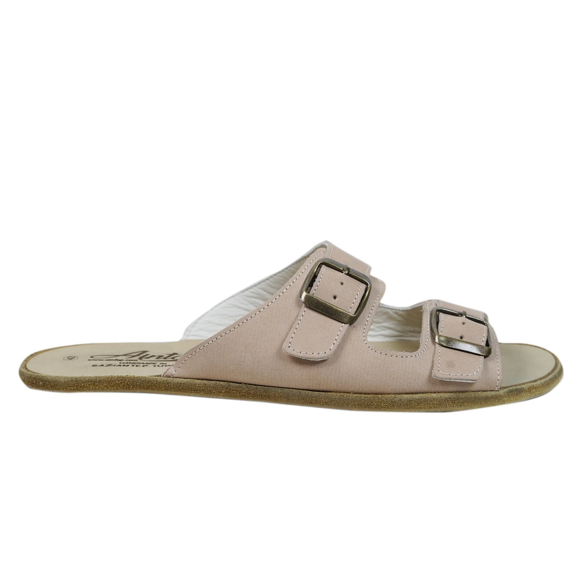 Crazy Barefoot Double Strap Sandals Shoes – Classic Sole — Leather Sole – Undyed Crust