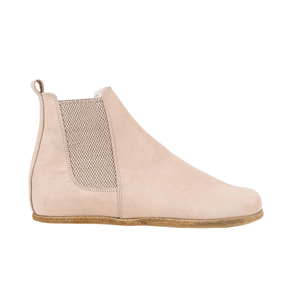 Crazy Barefoot Chelsea Boots Shoes – Classic Sole — Leather Sole – Undyed Crust