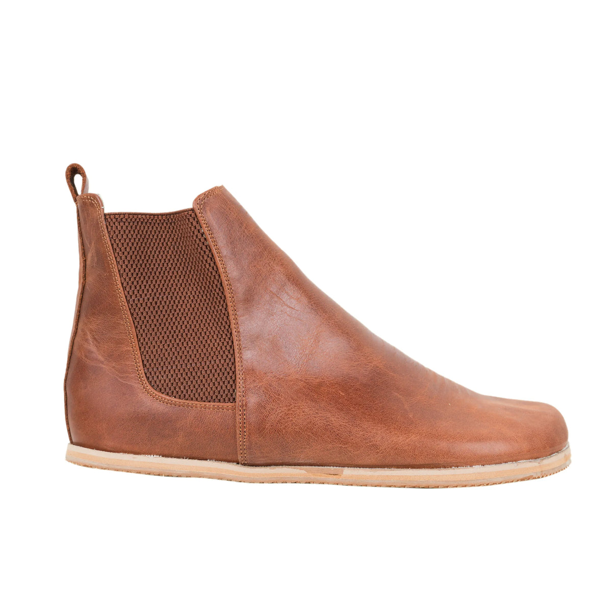 Crazy Barefoot Chelsea Boots Shoes – Eva Outsole – Brown