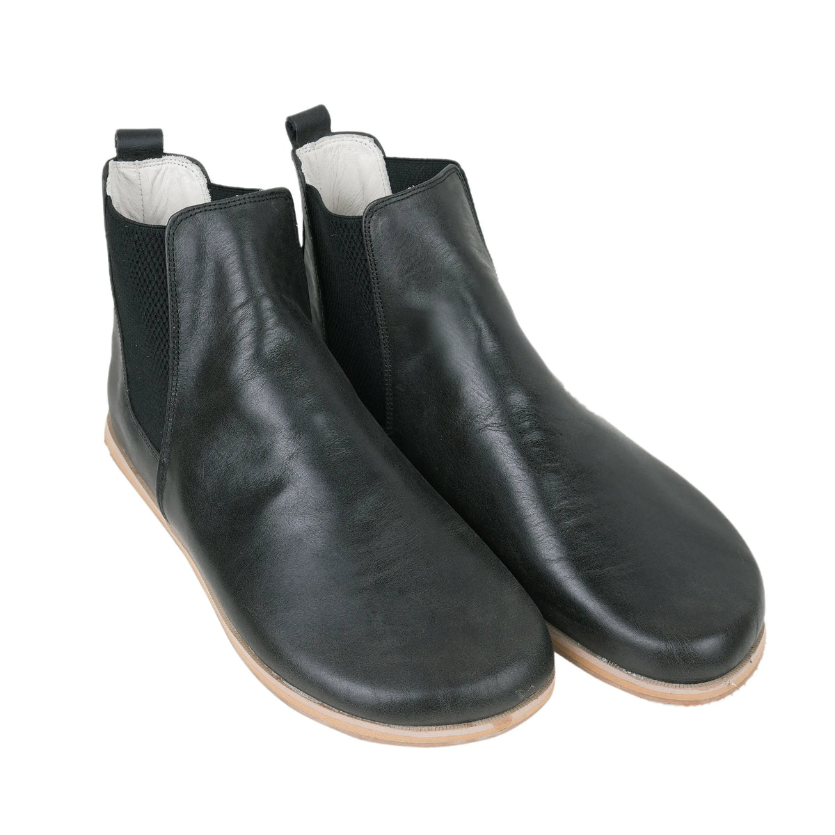 Crazy Barefoot Chelsea Boots Shoes – Eva Outsole – Black