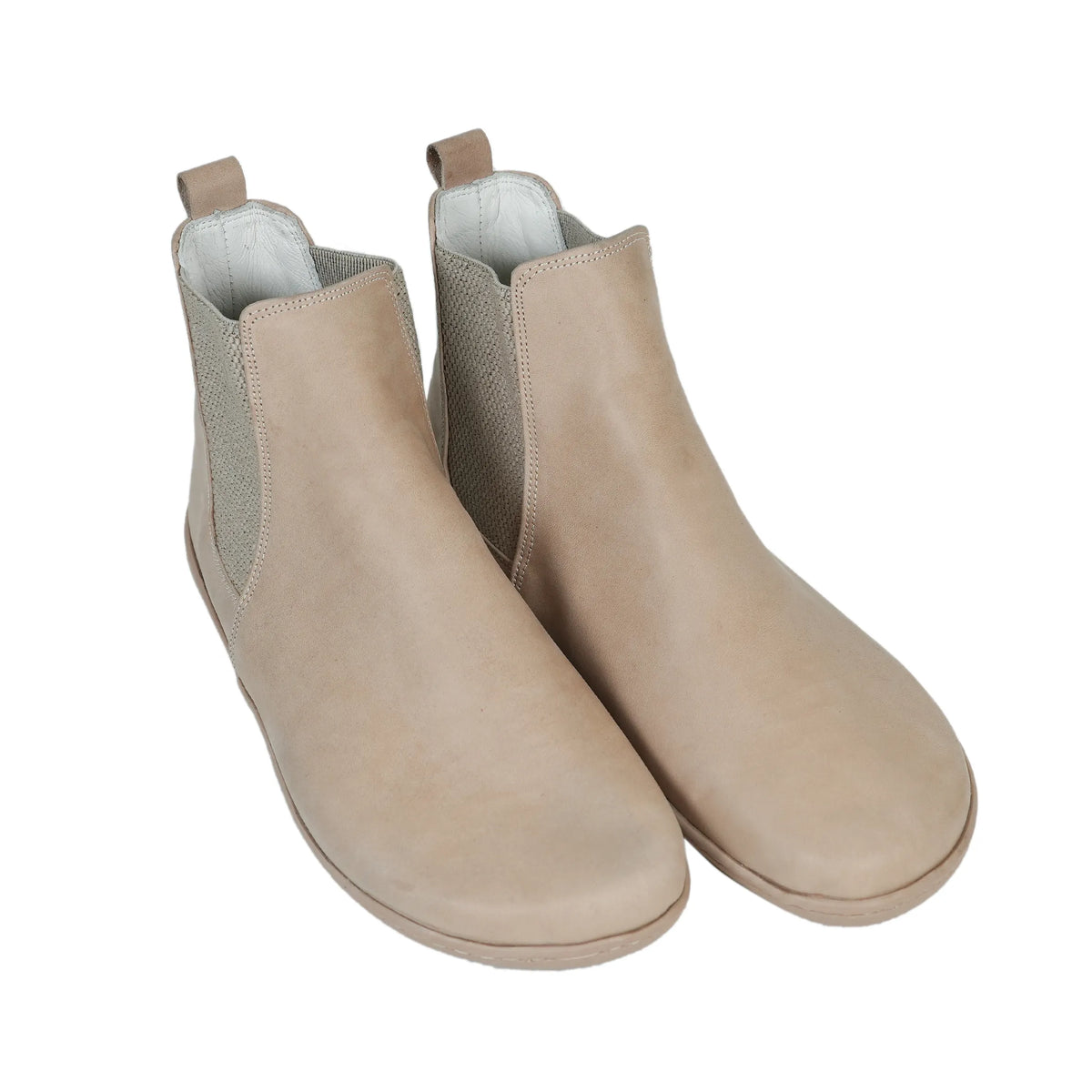 Crazy Barefoot Chelsea Boots Shoes – 6mm Rubber Sole – Undyed Crust