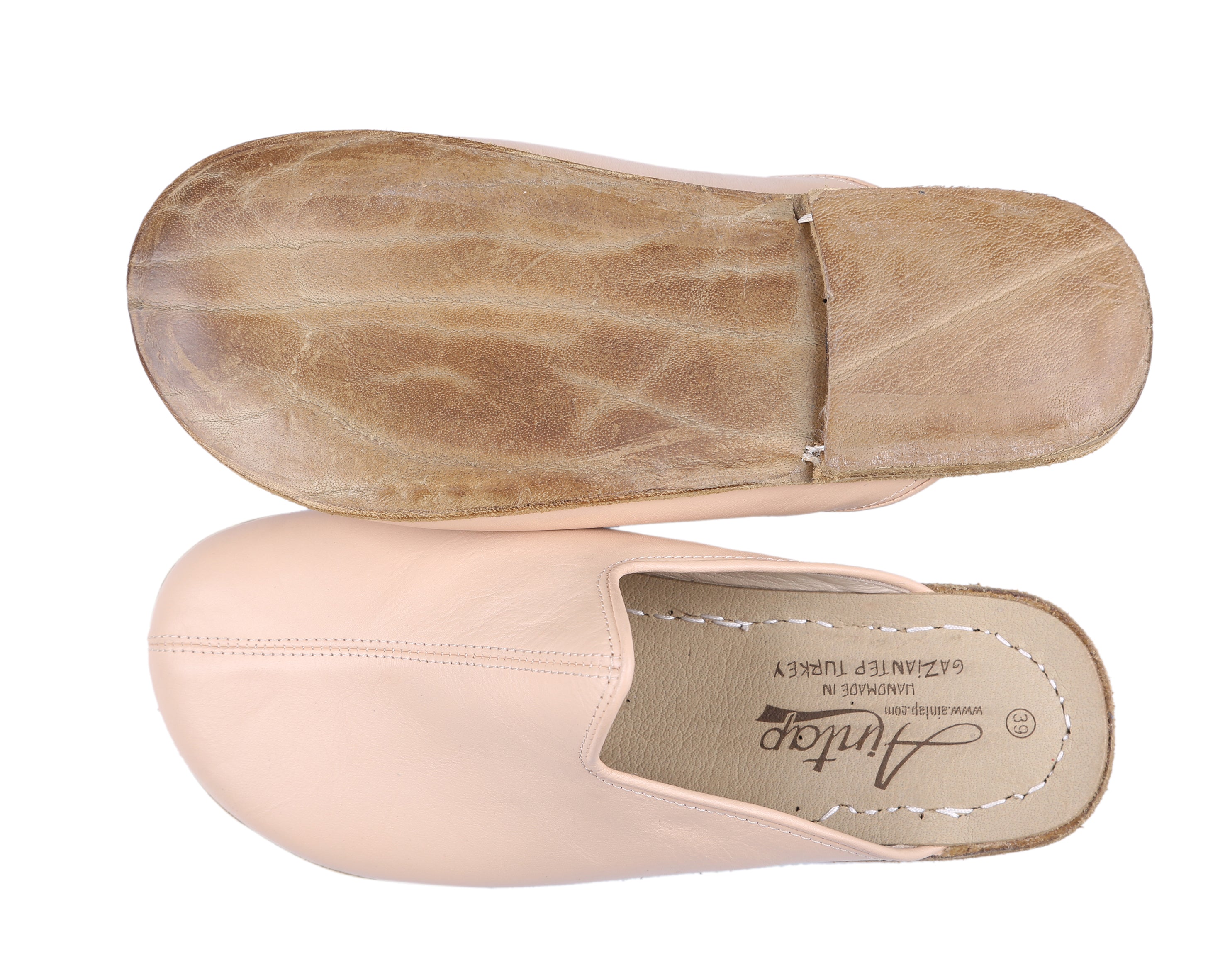 Cream Sandal Wide Barefoot Smooth Leather Handmade 