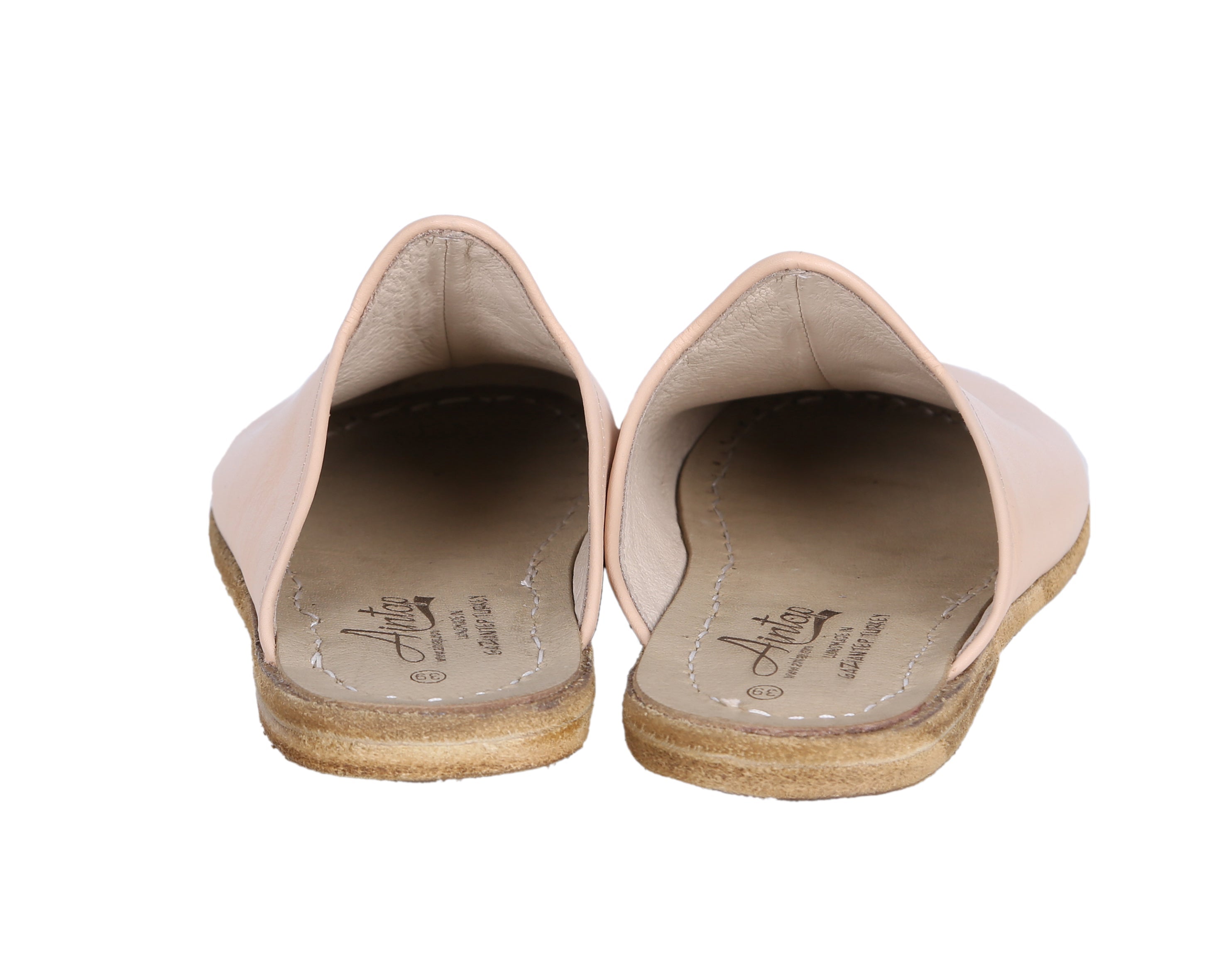 Cream Sandal Wide Barefoot Smooth Leather Handmade 