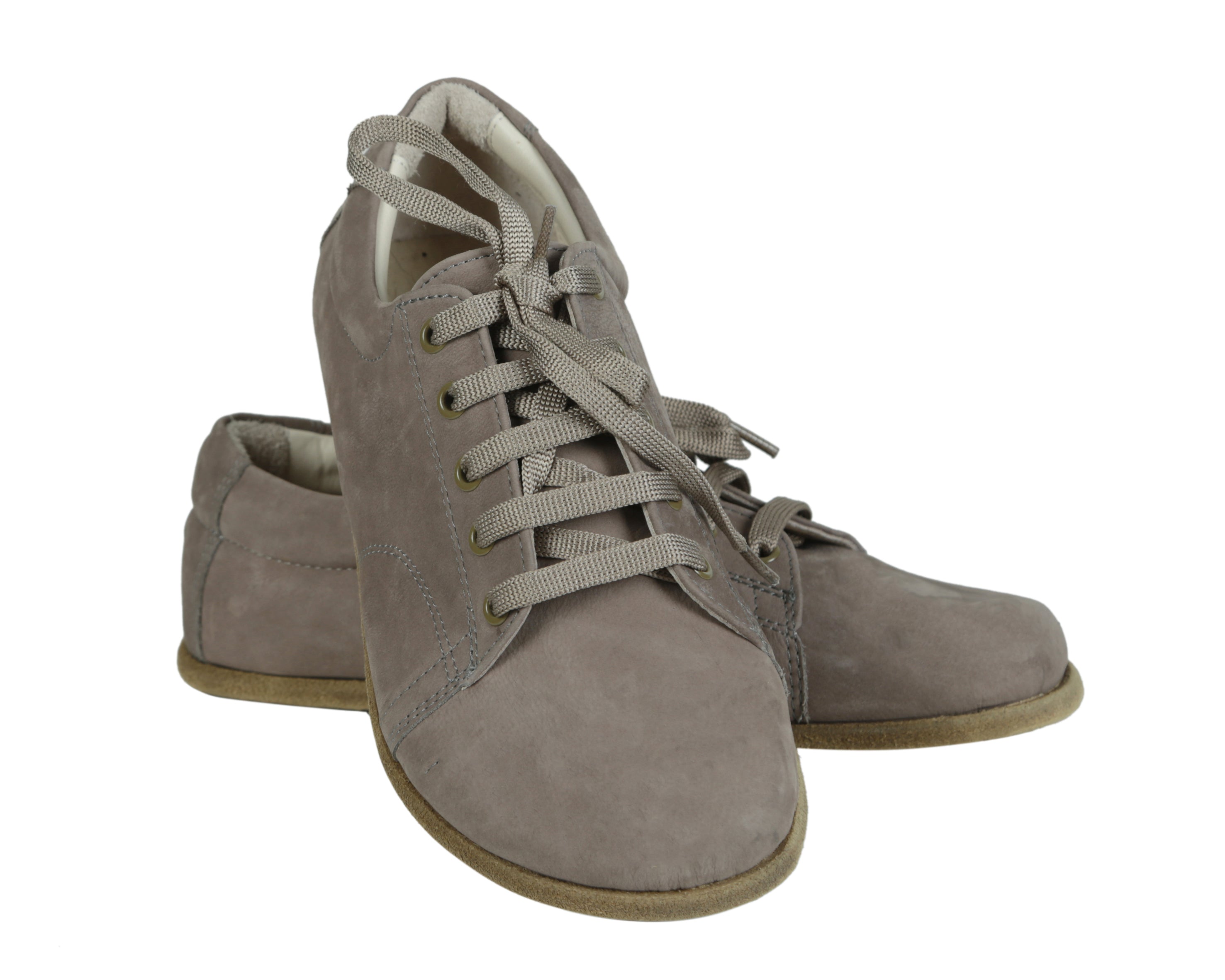 Smoked Sneaker Wide Barefoot Nubuck Leather Handmade Shoes 