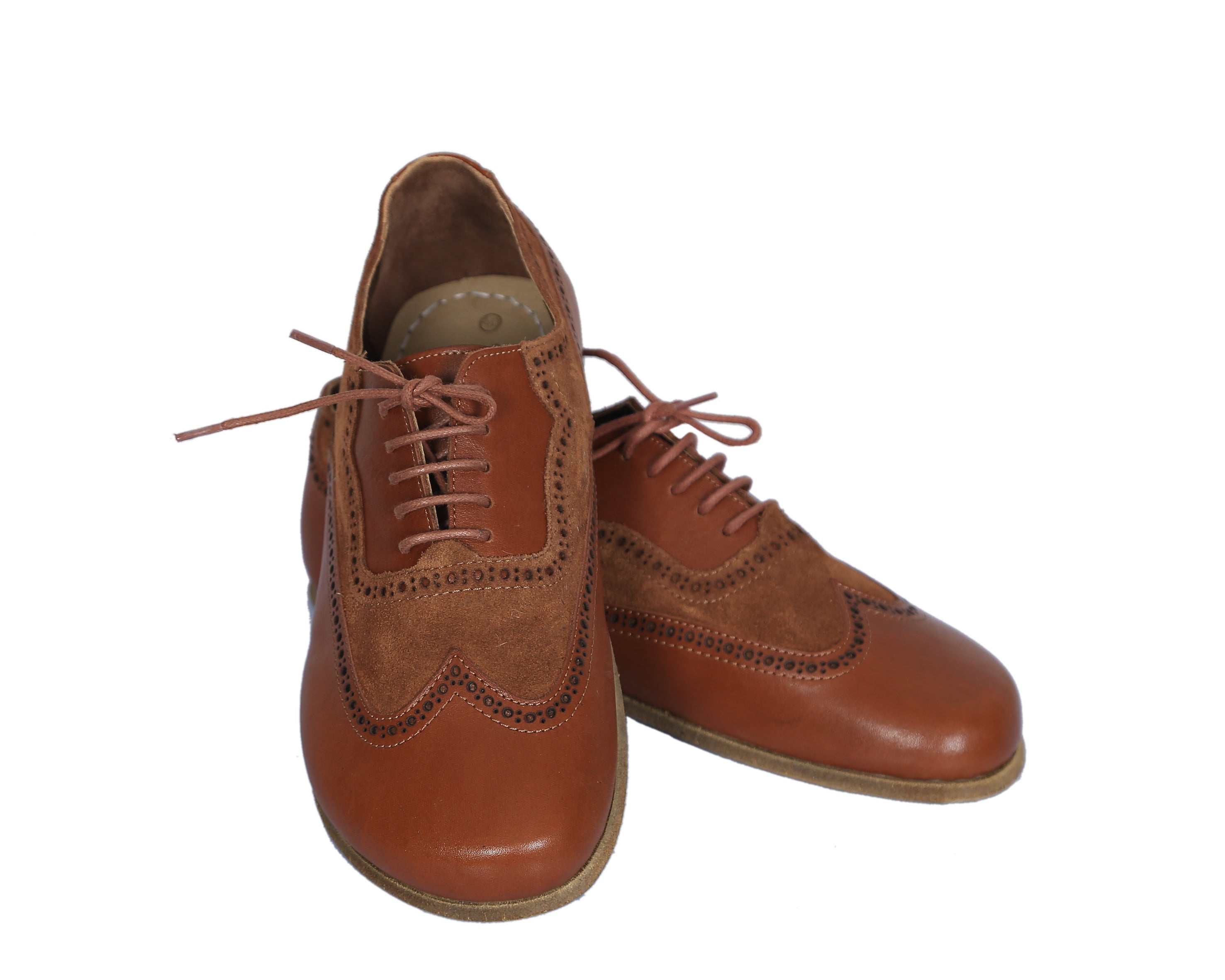 Brown Moccasins Wide Barefoot Leather Handmade Shoes 
