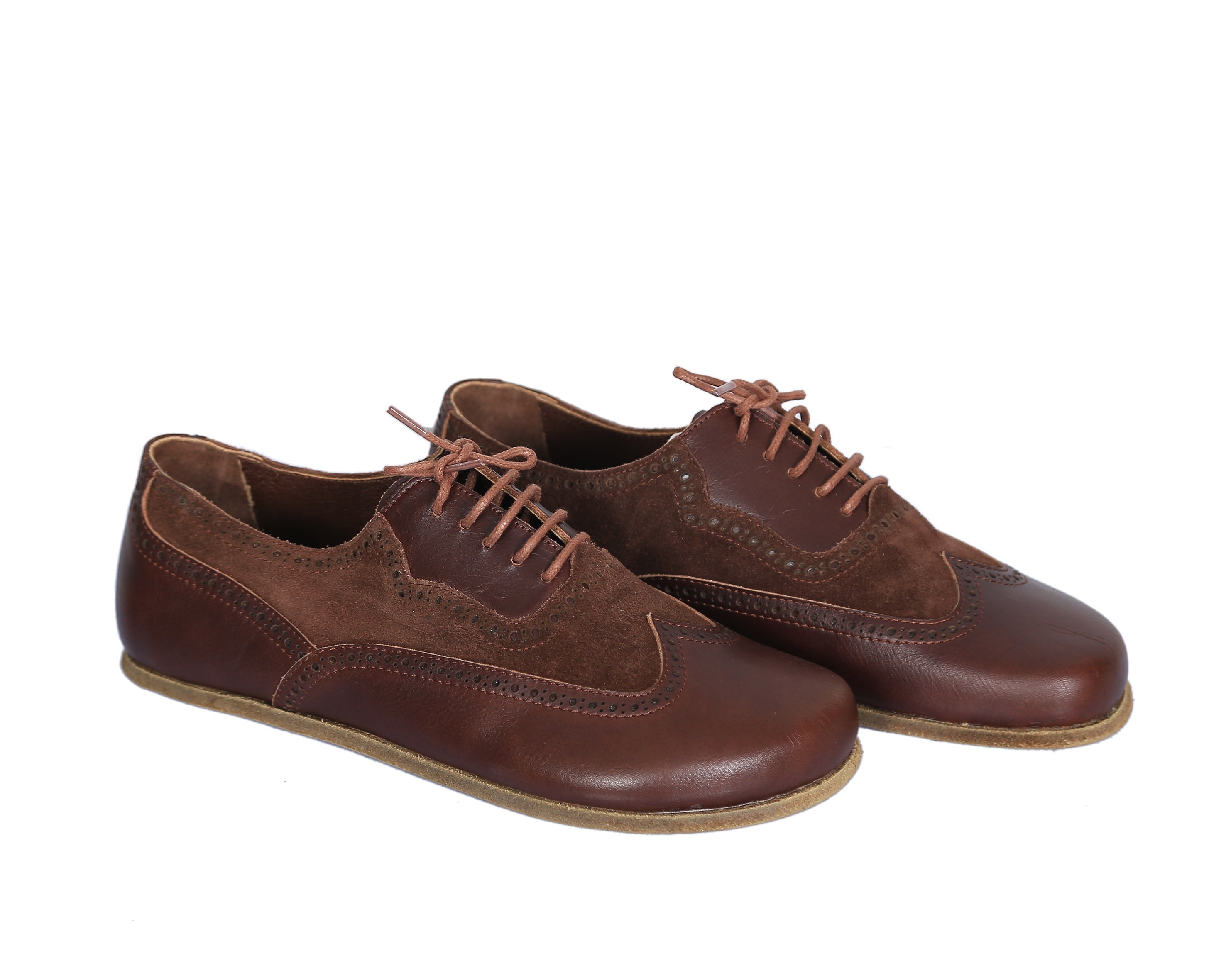 Dark Brown Moccasins Wide Barefoot Leather Handmade Shoes 