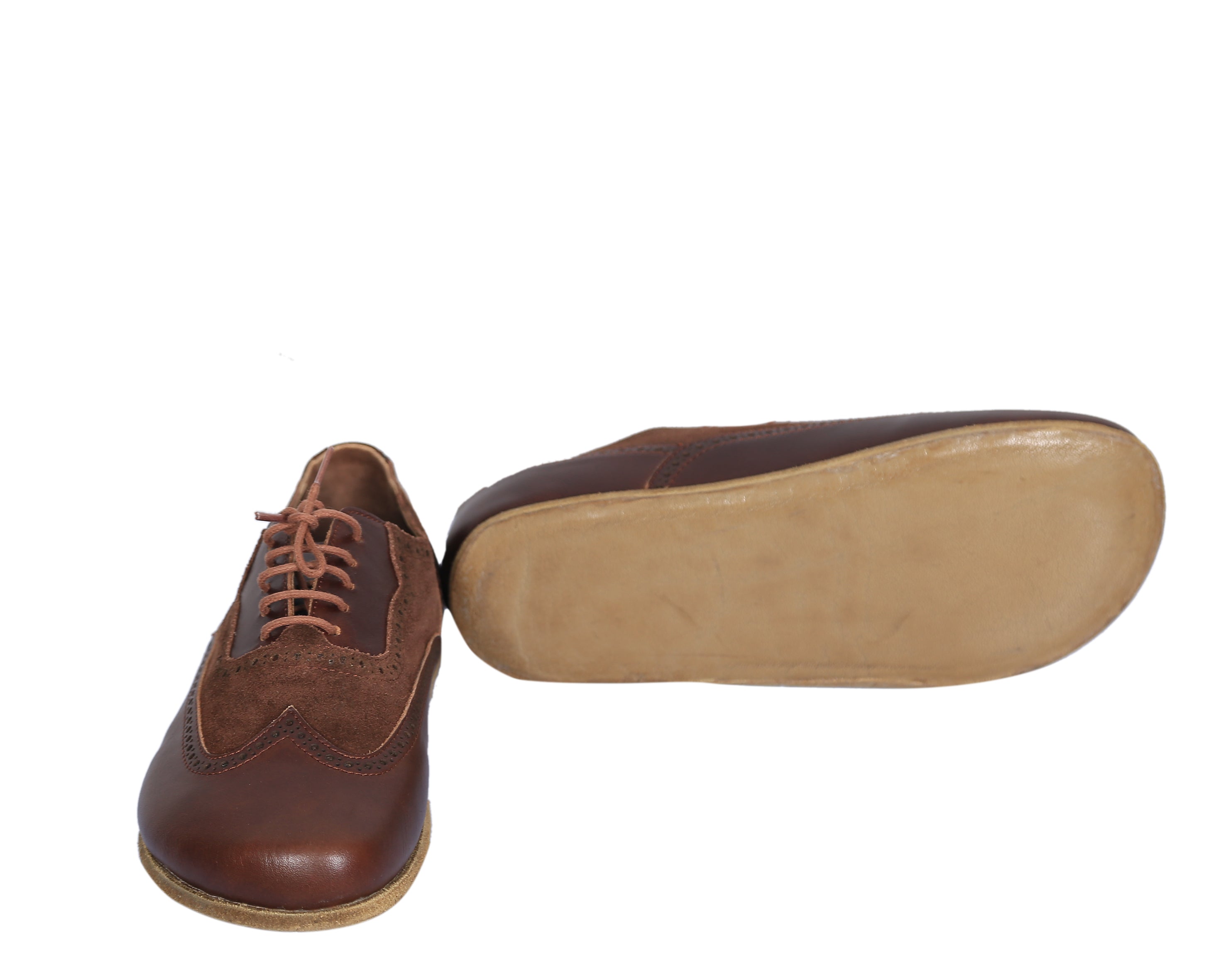 Dark Brown Moccasins Wide Barefoot Leather Handmade Shoes 