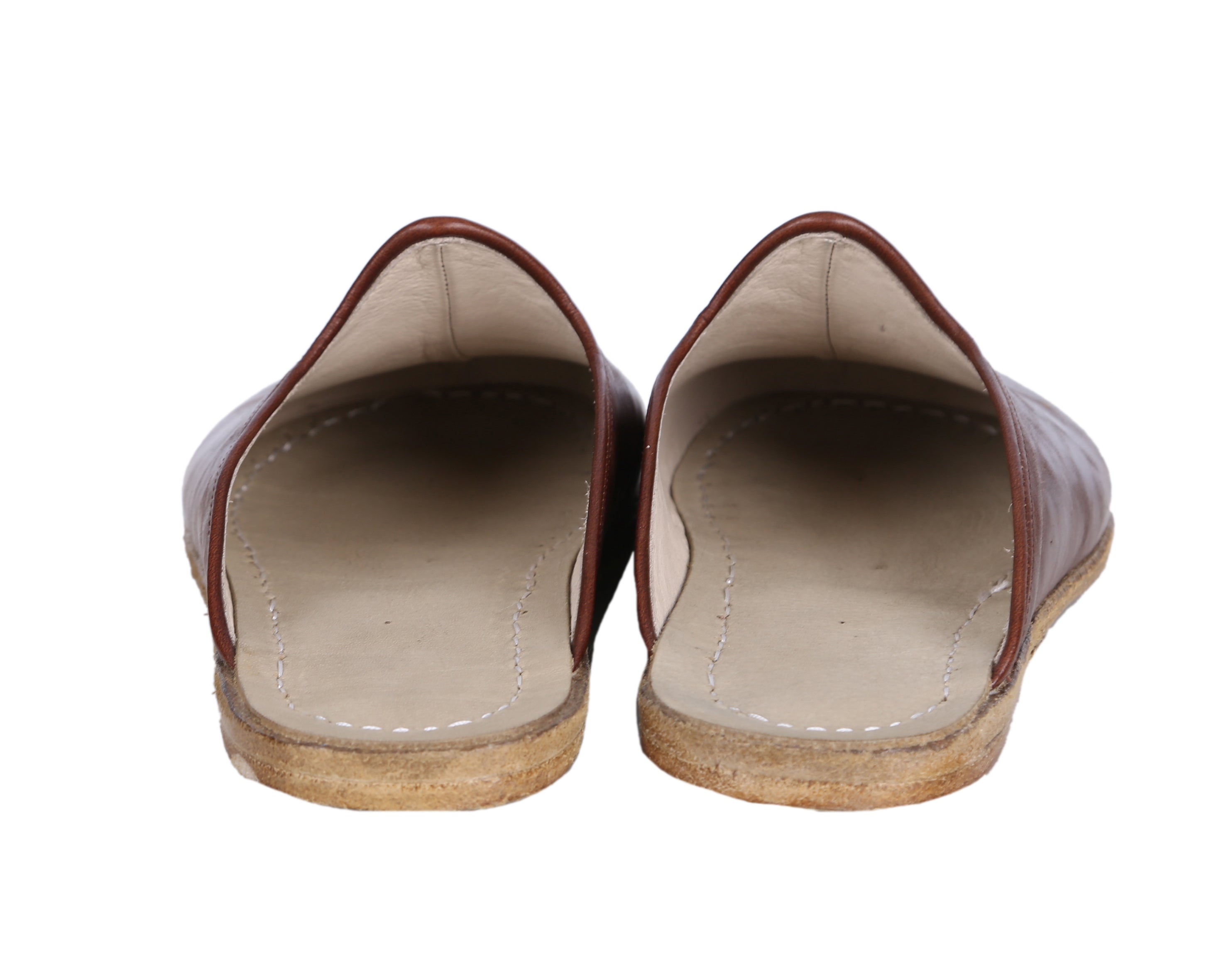 Dark Brown Sandal Wide Barefoot Smooth Leather Handmade 
