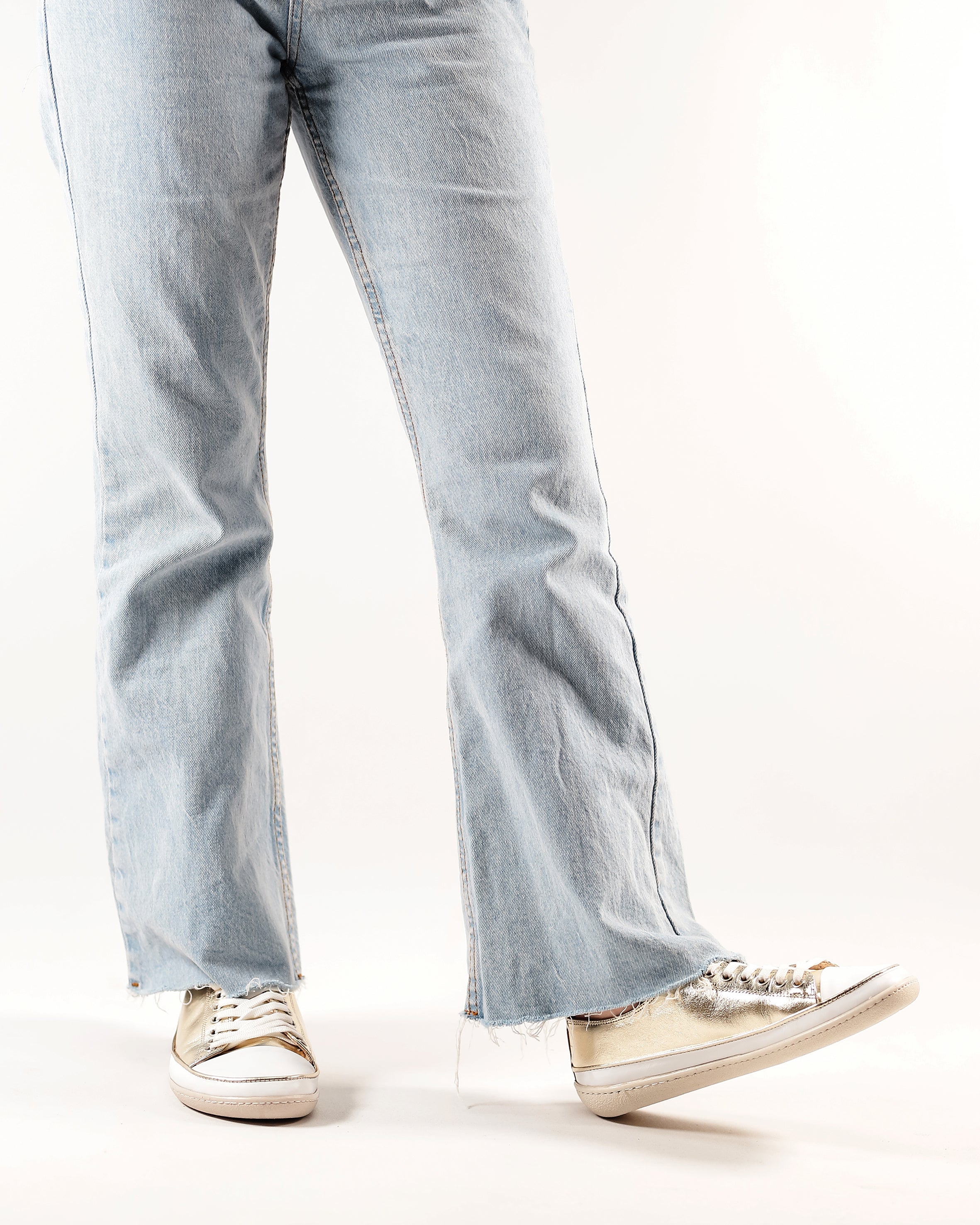 Gold Converse Style Wide Barefoot Shoes Smooth Leather Handmade Rubber Outsole 