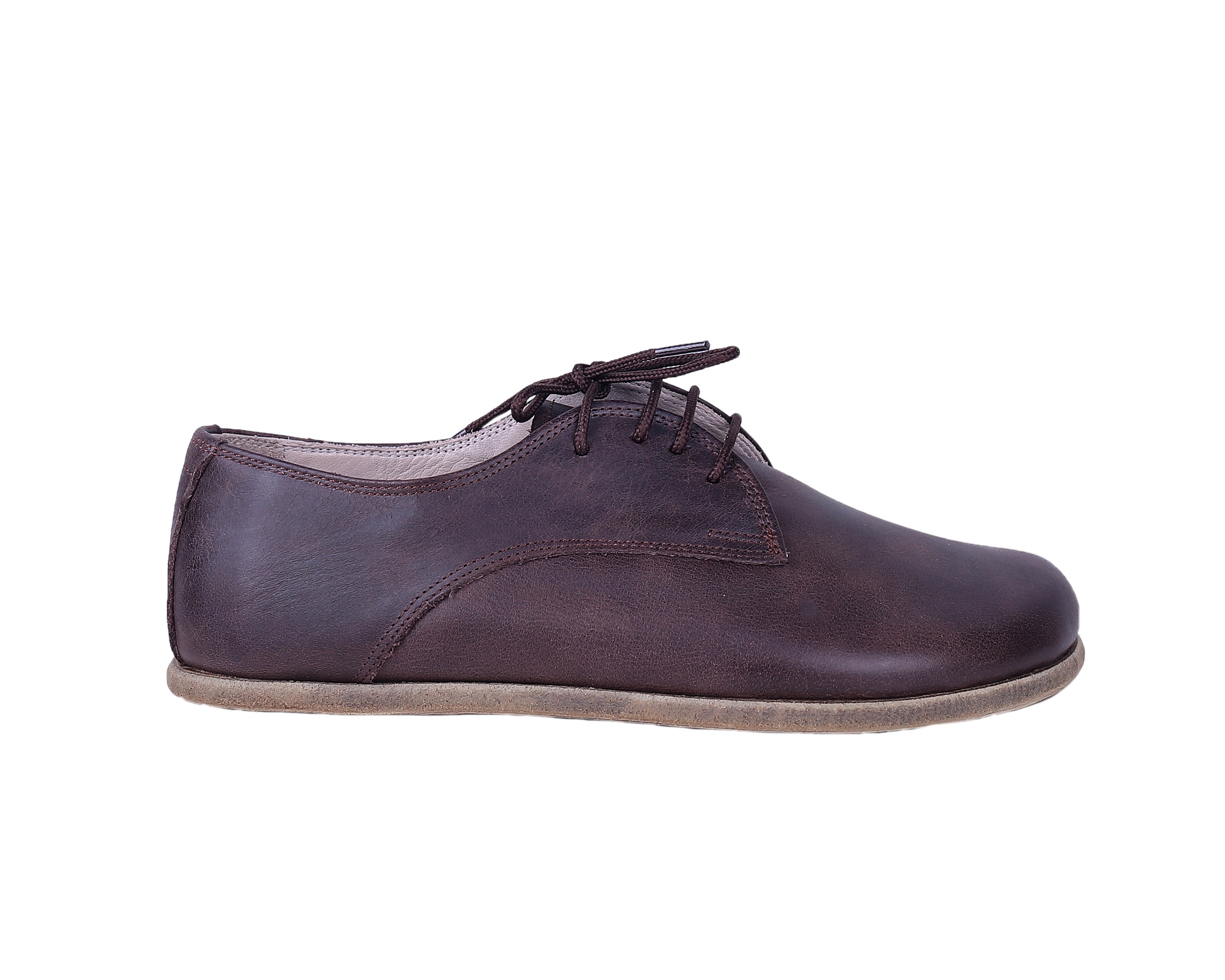 Choclet Oxford Wide Barefoot Crazy Leather Handmade Shoes 