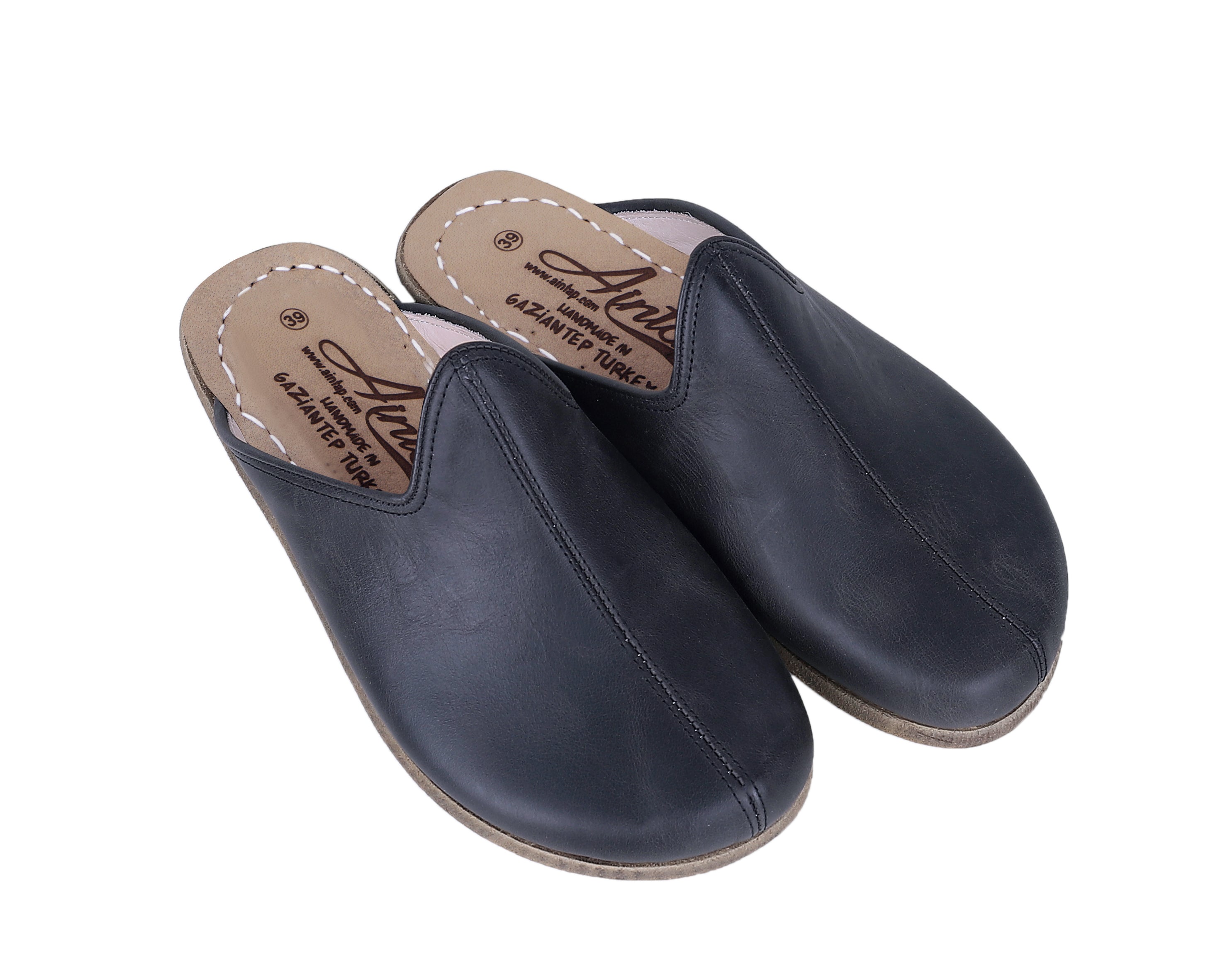 Asphalt Sandal Wide Barefoot Crazy Leather Handmade 