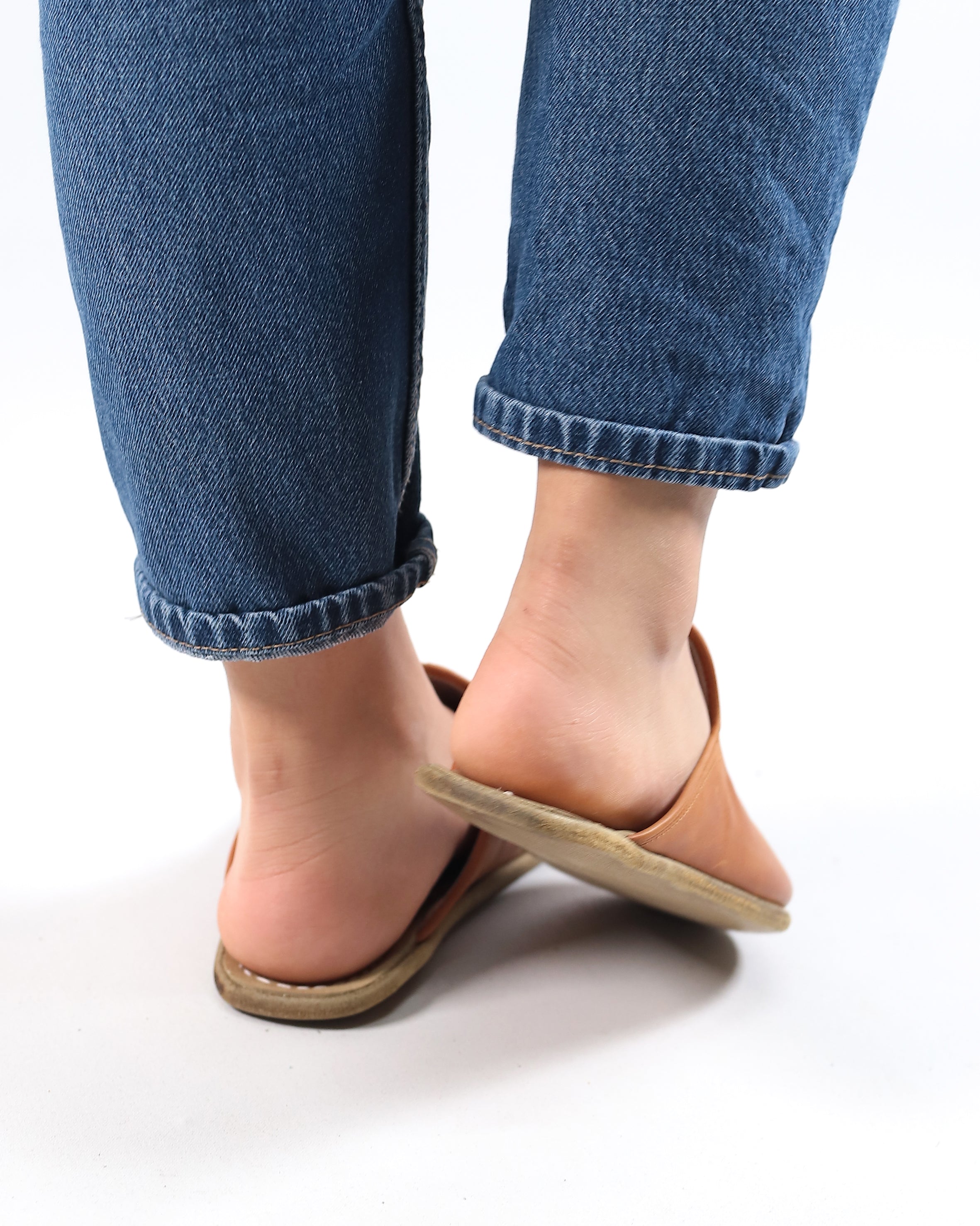 Honey Camel Sandal Wide Barefoot Crazy Leather Handmade 
