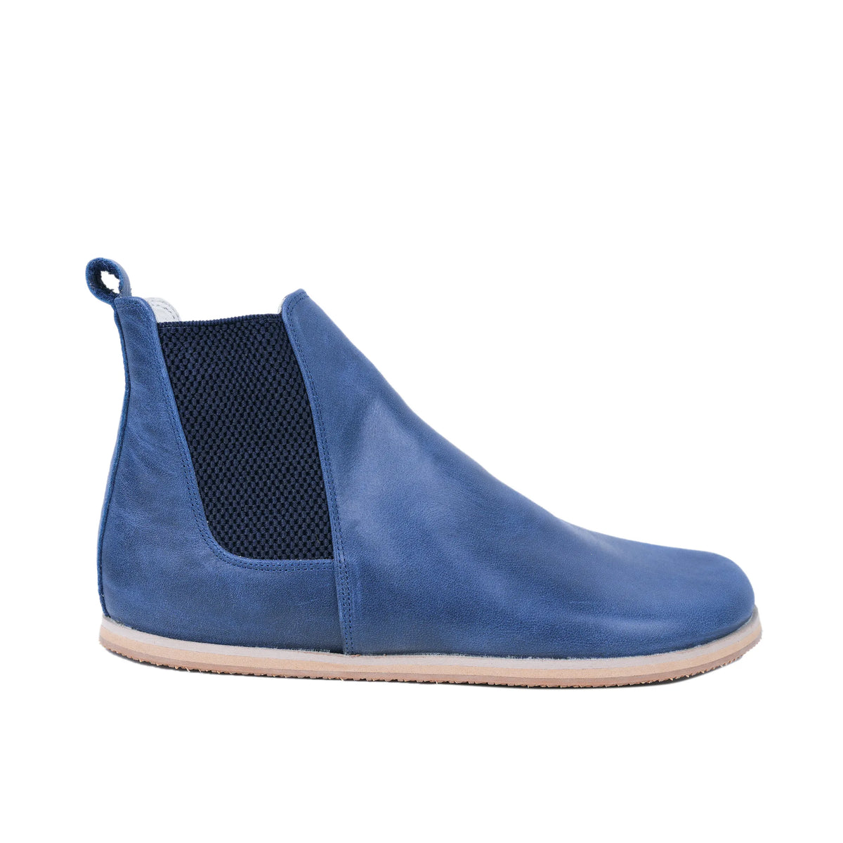 Crazy Barefoot Chelsea Boots Shoes – Eva Outsole – Navy Blue