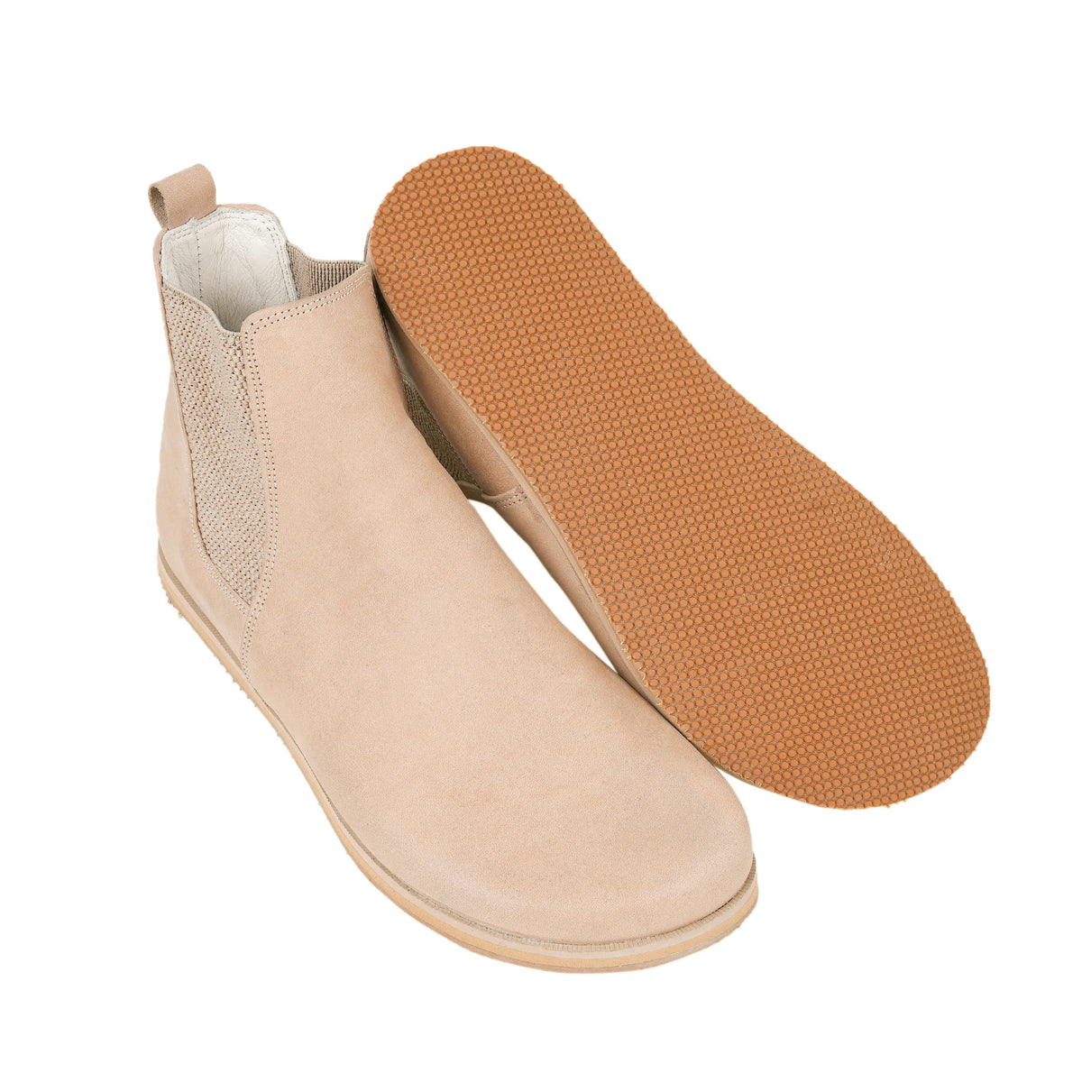 Crazy Barefoot Chelsea Boots Shoes – Eva Outsole – Undyed Crust