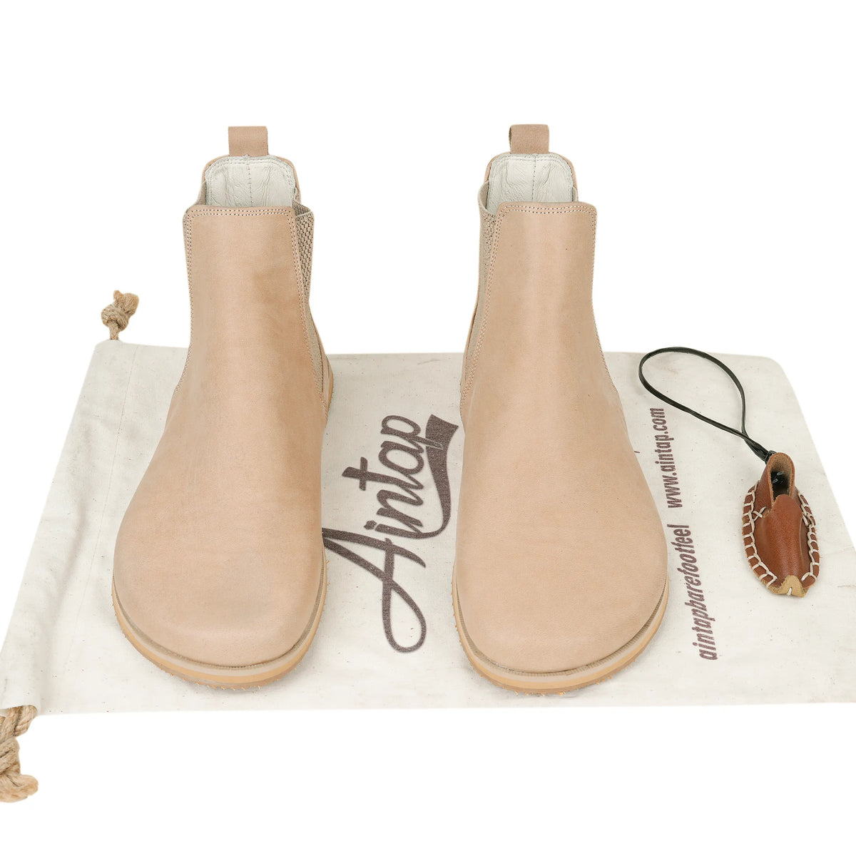 Crazy Barefoot Chelsea Boots Shoes – Eva Outsole – Undyed Crust