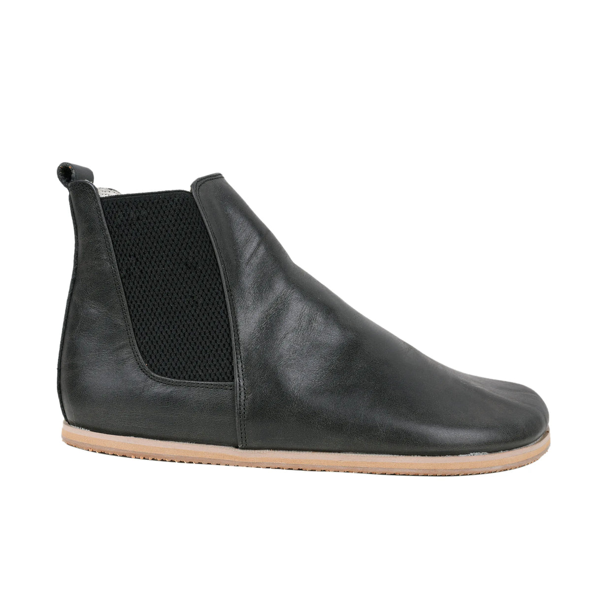 Crazy Barefoot Chelsea Boots Shoes – Eva Outsole – Black