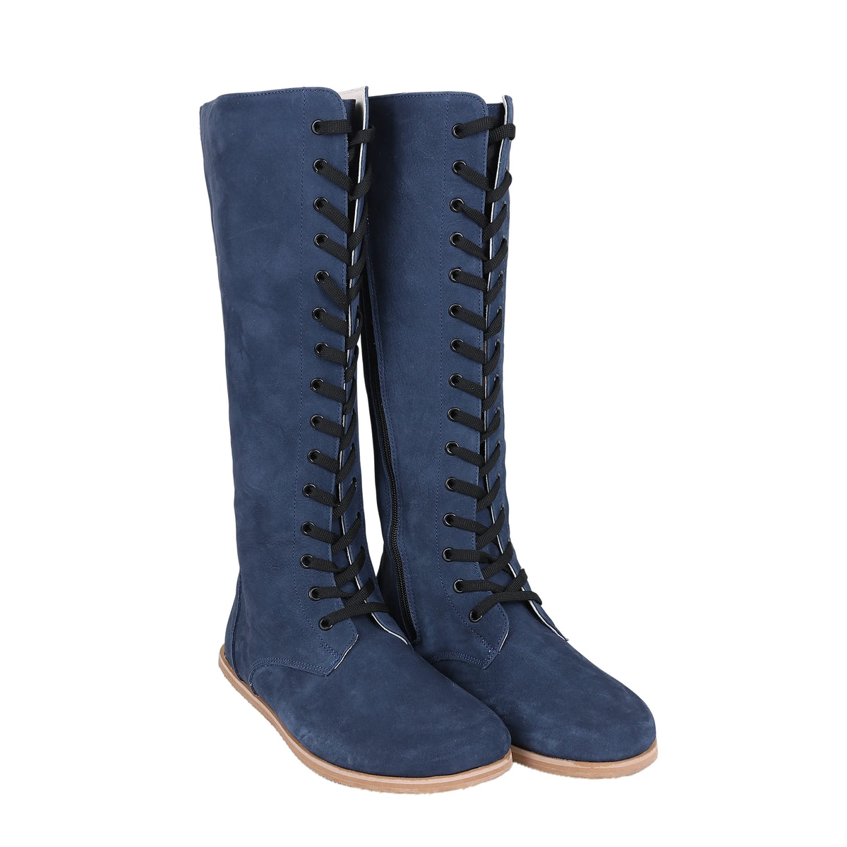 Nubuck Barefoot Laces Knee Boots Shoes – Eva Outsole – Jeans