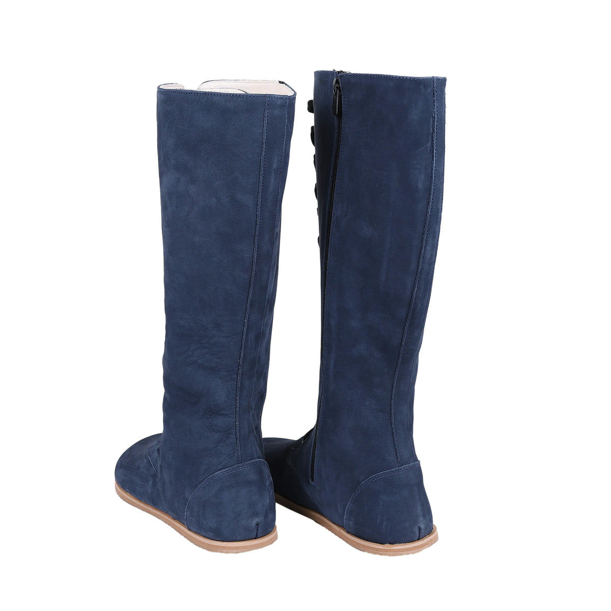 Nubuck Barefoot Laces Knee Boots Shoes – Eva Outsole – Jeans